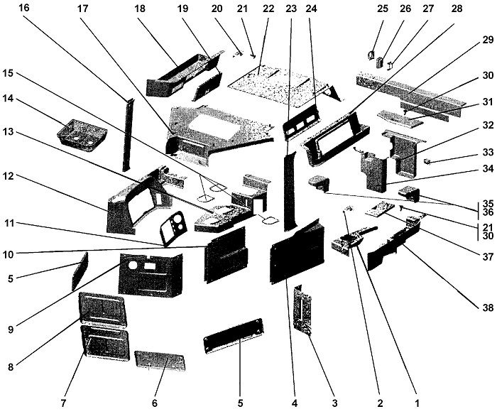 6-16-mashinokomplekt-detalej-i-sborochnykh-edinic-interera-kabiny